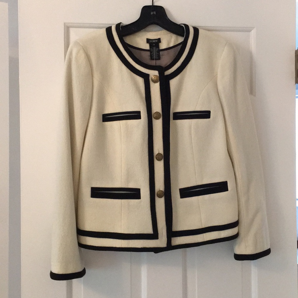 NWT J crew wool blazer, 4